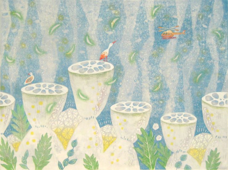 木版画「ambient 」